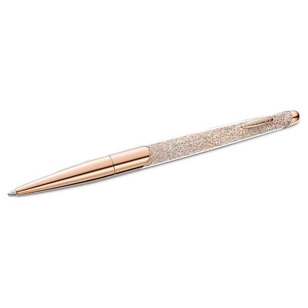 Stylo à bille crystalline nova, ton doré, métal doré rose - 5534329 - Swarovski