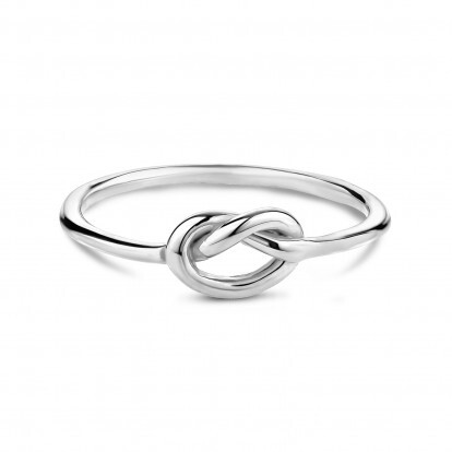 Bague noeud d'amour en acier - ZW-R26-6 - Arz Steel