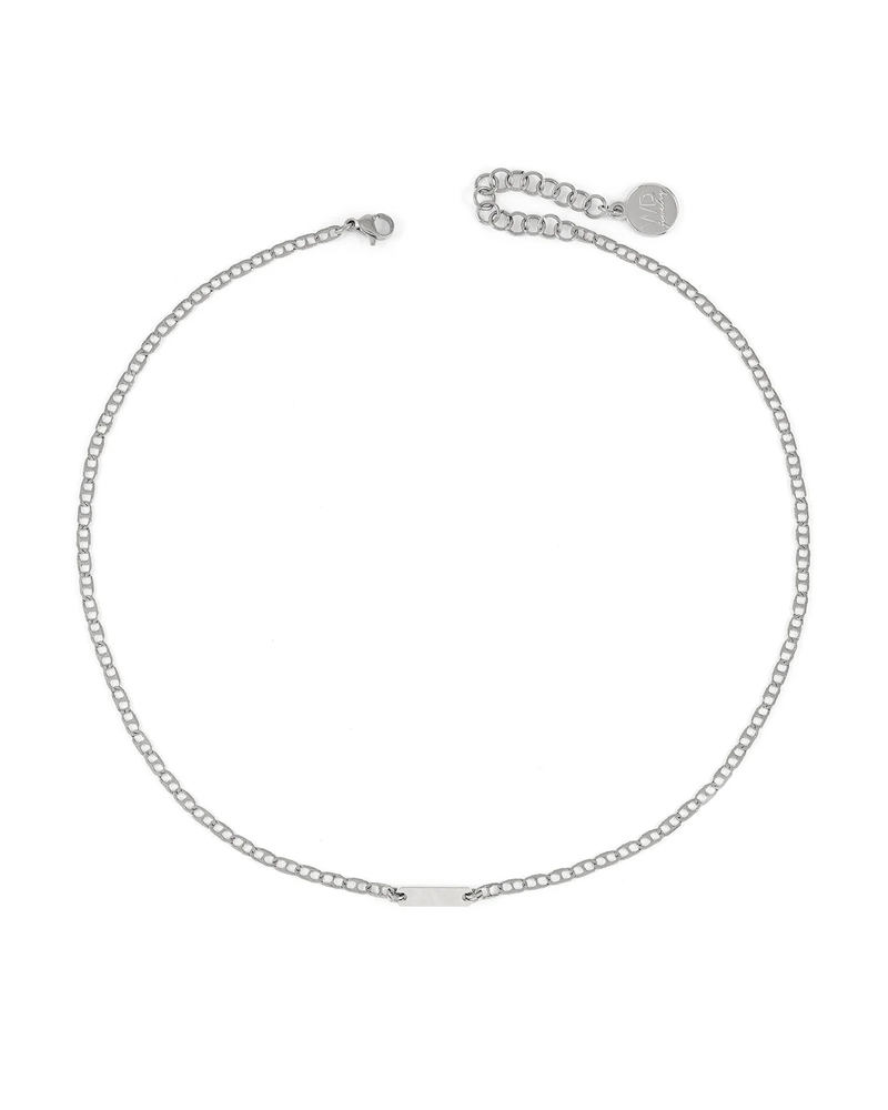 Collier marineur chaîne plate - MARINEUR-SILVER - Welldunn