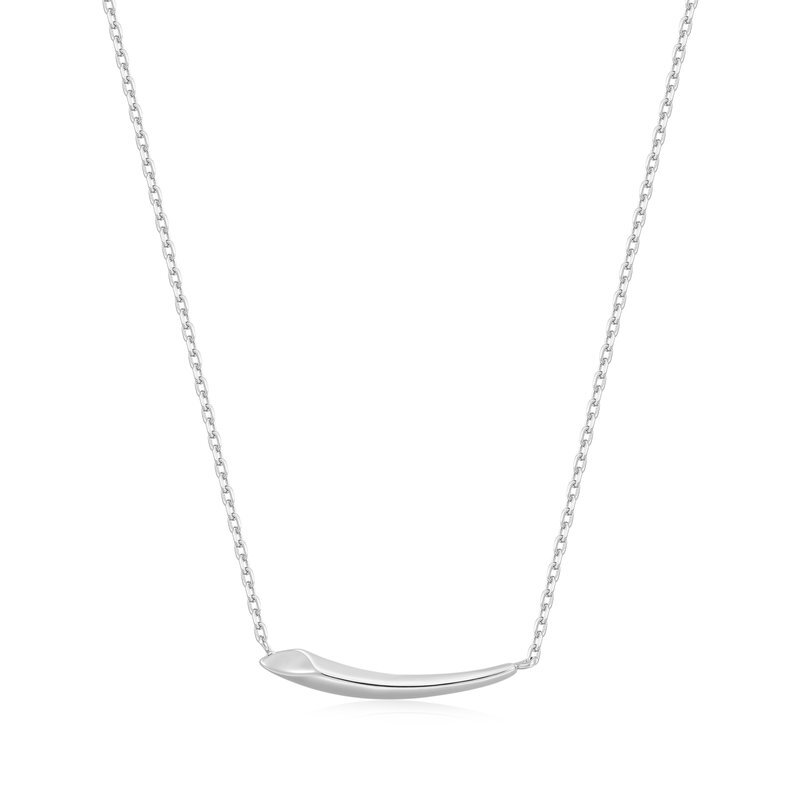 Collier argent, zircons - N051-01H - Ania Haie