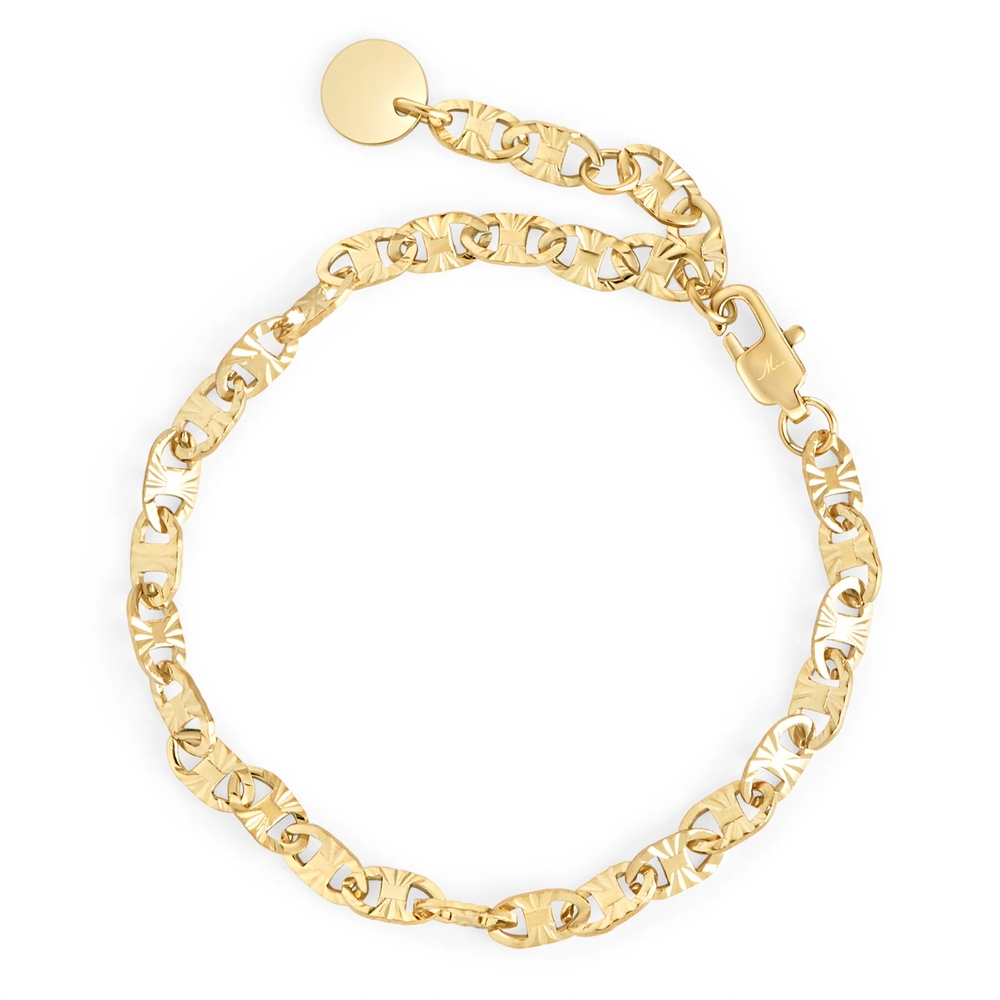 Bracelet Indie, acier inoxydable, 1.5 millimètres - T125B013DO - Mia