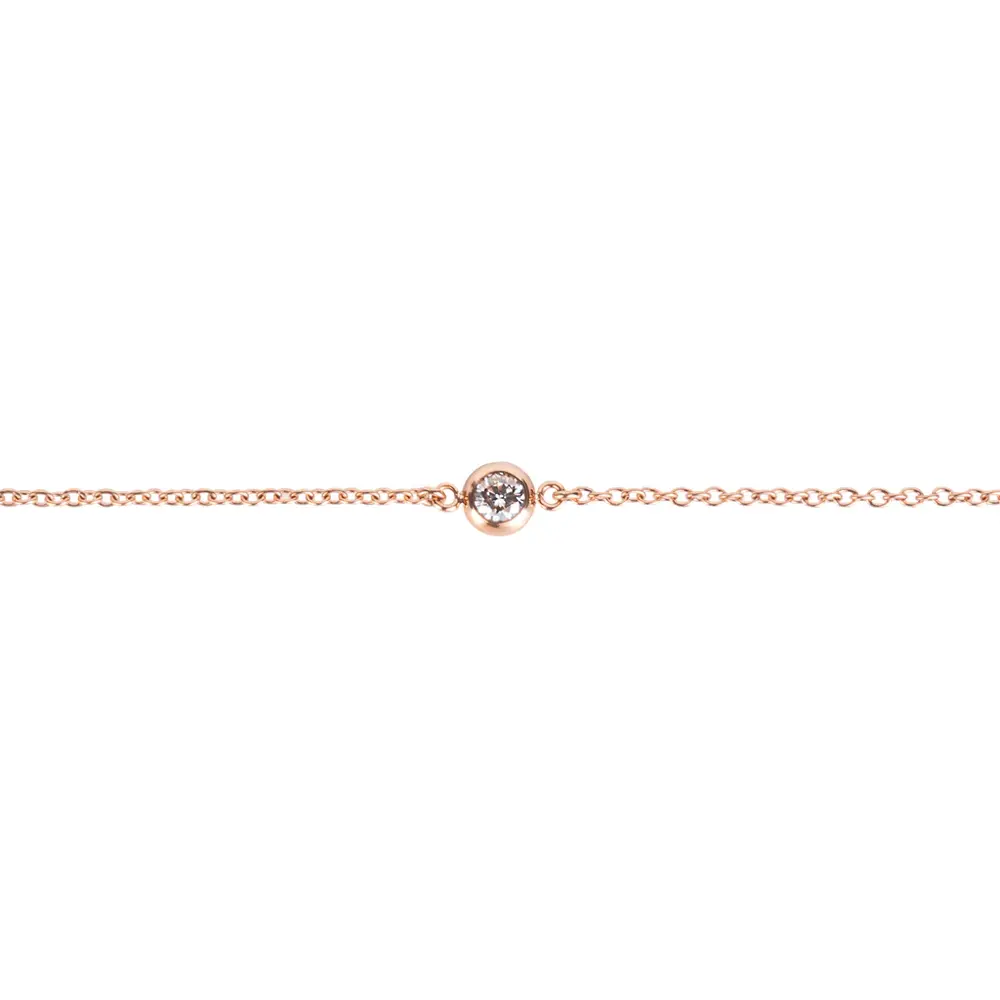 Bracelet luna, acier, zircon - T221B001DORO - Mia