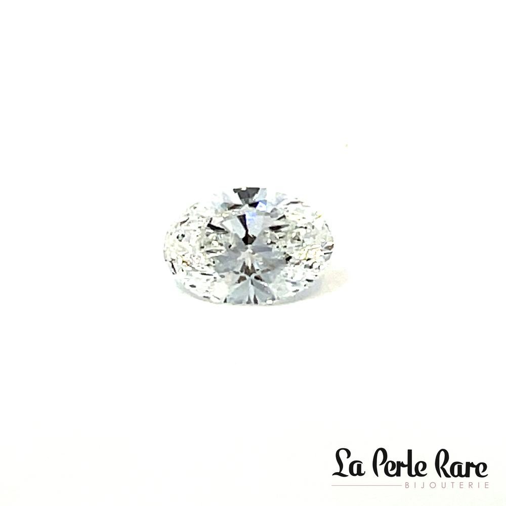 Diamant ovale de laboratoire, 101 points, non serti, certificat - GSL0670420 - Sk Diamonds