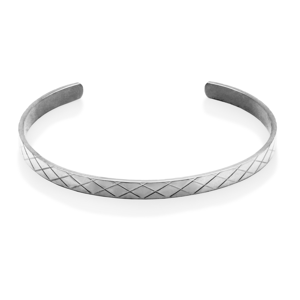 Bracelet rigide ouvert, acier - T1XG130165 - Steelx