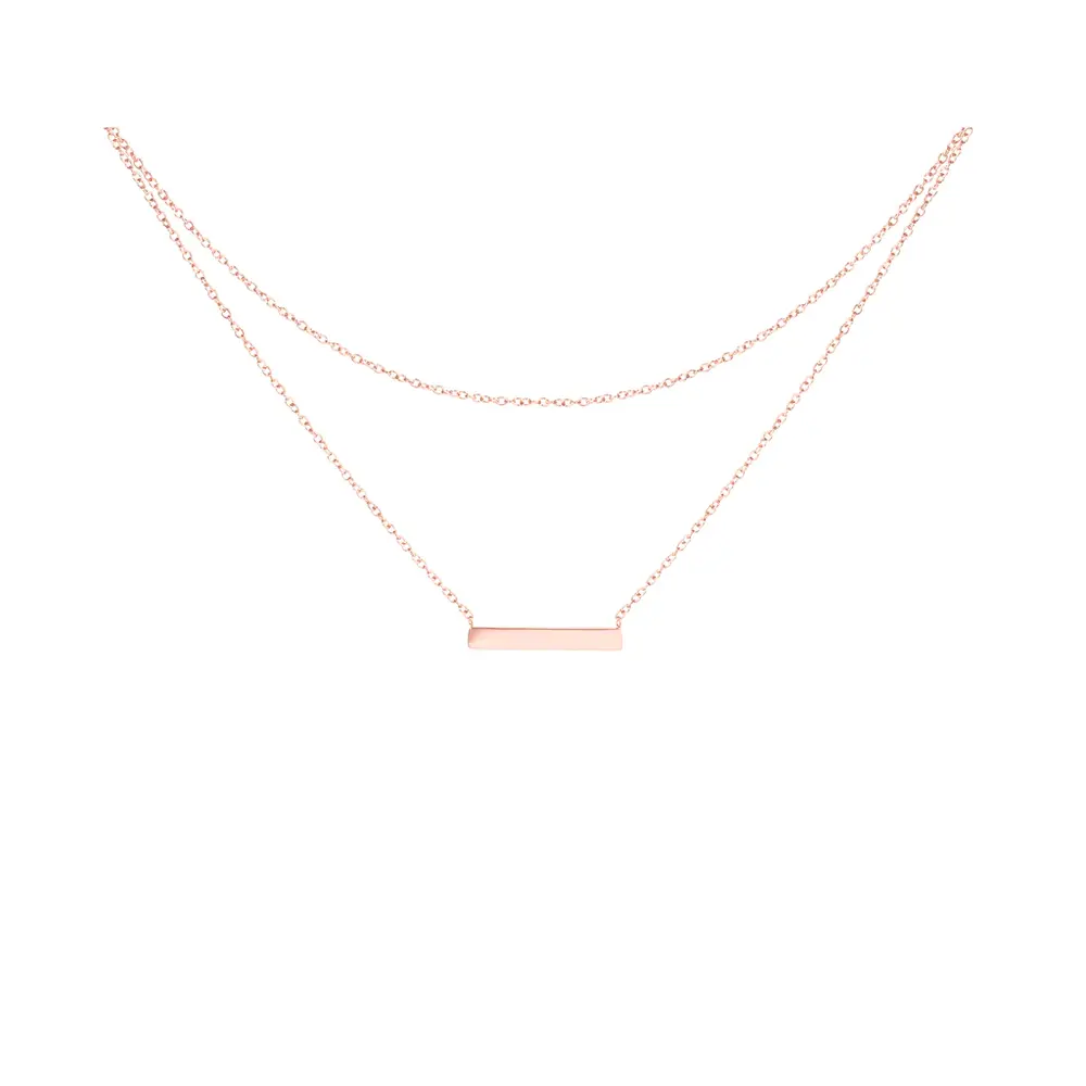 Collier brooklyn, acier - T122P001DORO - Mia