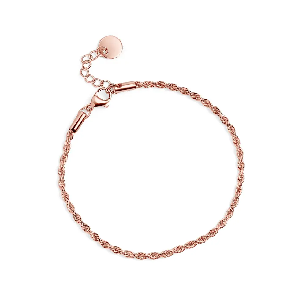 Bracelet Rocky, torsade acier - T322B001DORO - Mia