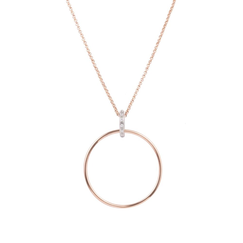 Collier double cerceau - T119N001ARRO - Mia