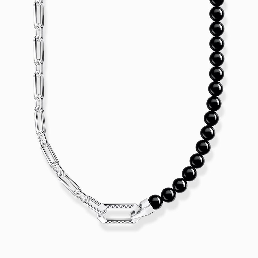 Collier argent, onyx - KE2179-507-11-L55V - Thomas Sabo