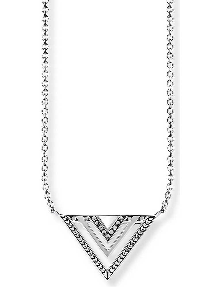 Triangle silver necklace