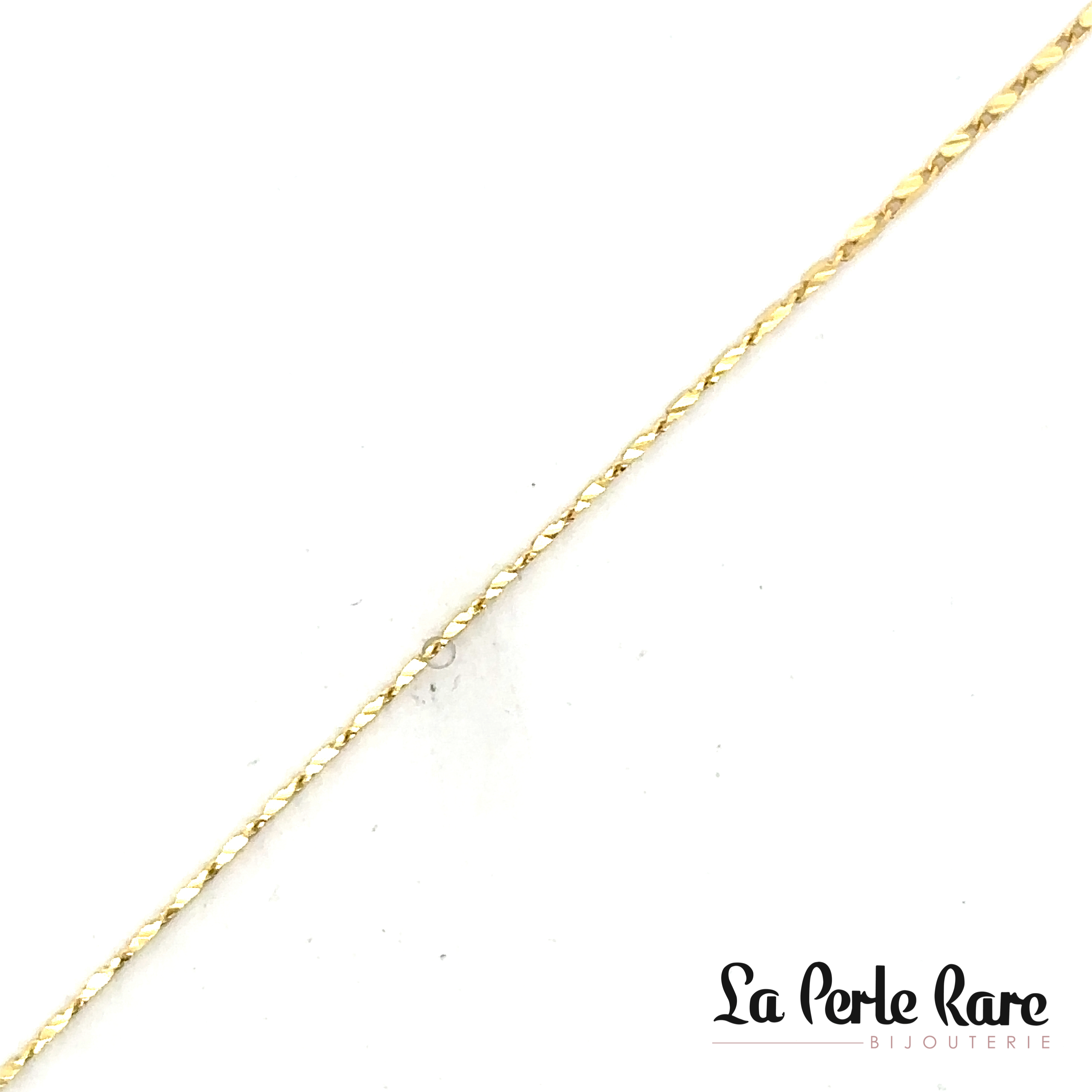 Yellow gold anklet - LPR-2250-10.25 - Exclusivity