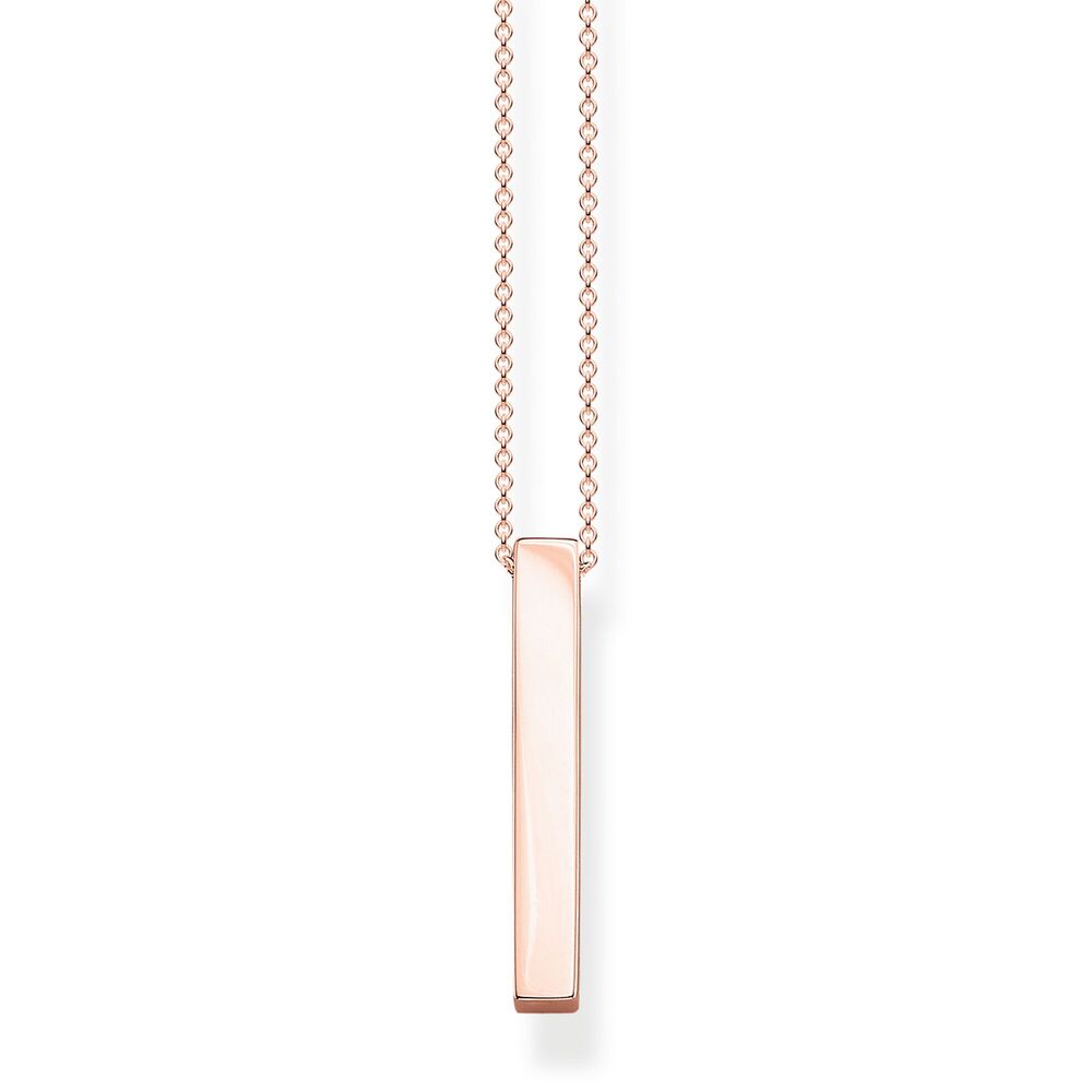 Rose-plated silver chain - KE190741540L45V - Thomas Sabo