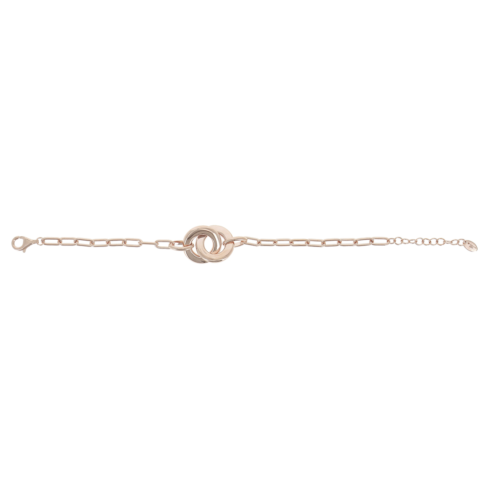 Elegant rose silver bracelet - WELGD042 - Pesavento