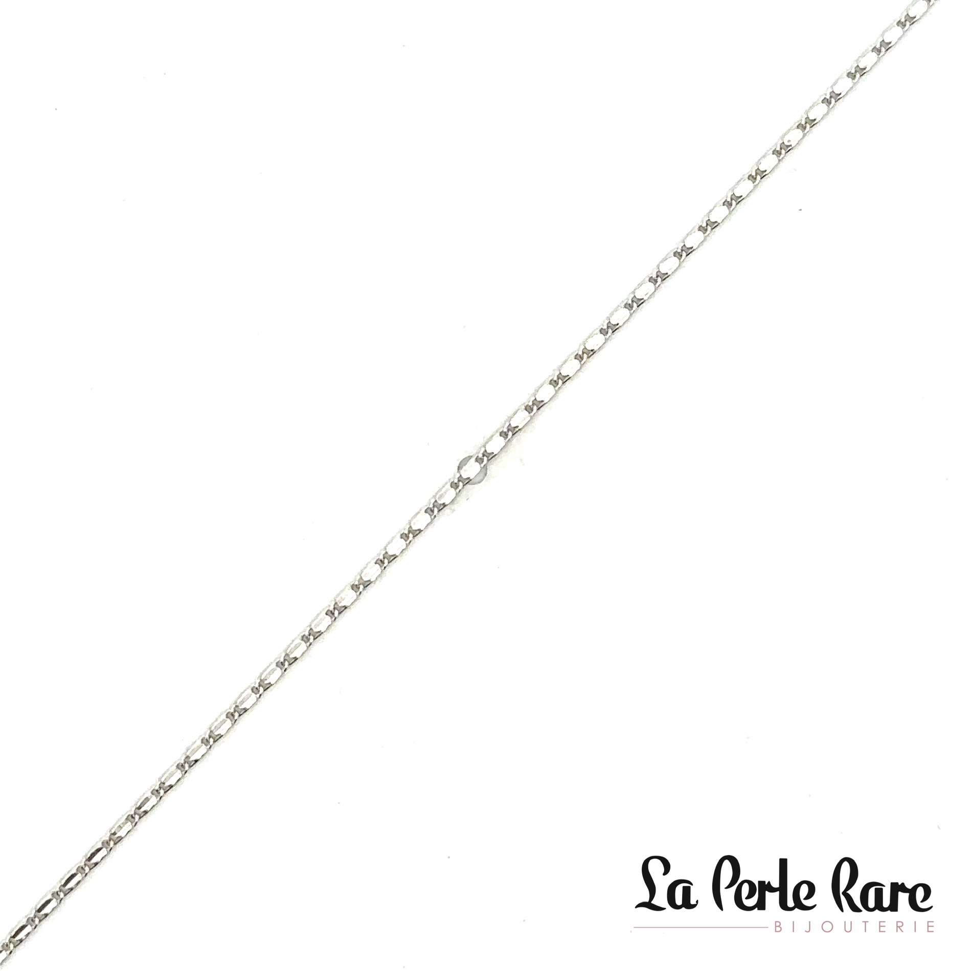 White Gold Anklet - LPR-1429-10 - Exclusivity