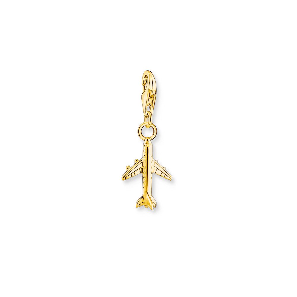 Charm avion, argent doré - 2012-413-39 - Thomas Sabo