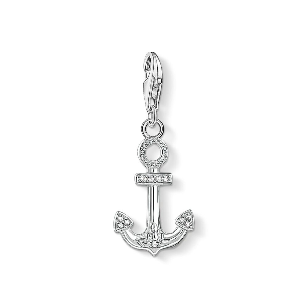 Charm ancre, argent, zircons - 1798-051-14 - Thomas Sabo