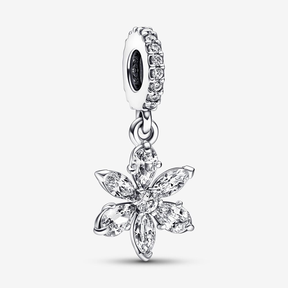 Bille herbiers scintillants, argent, zircons - 792382C01 - Pandora