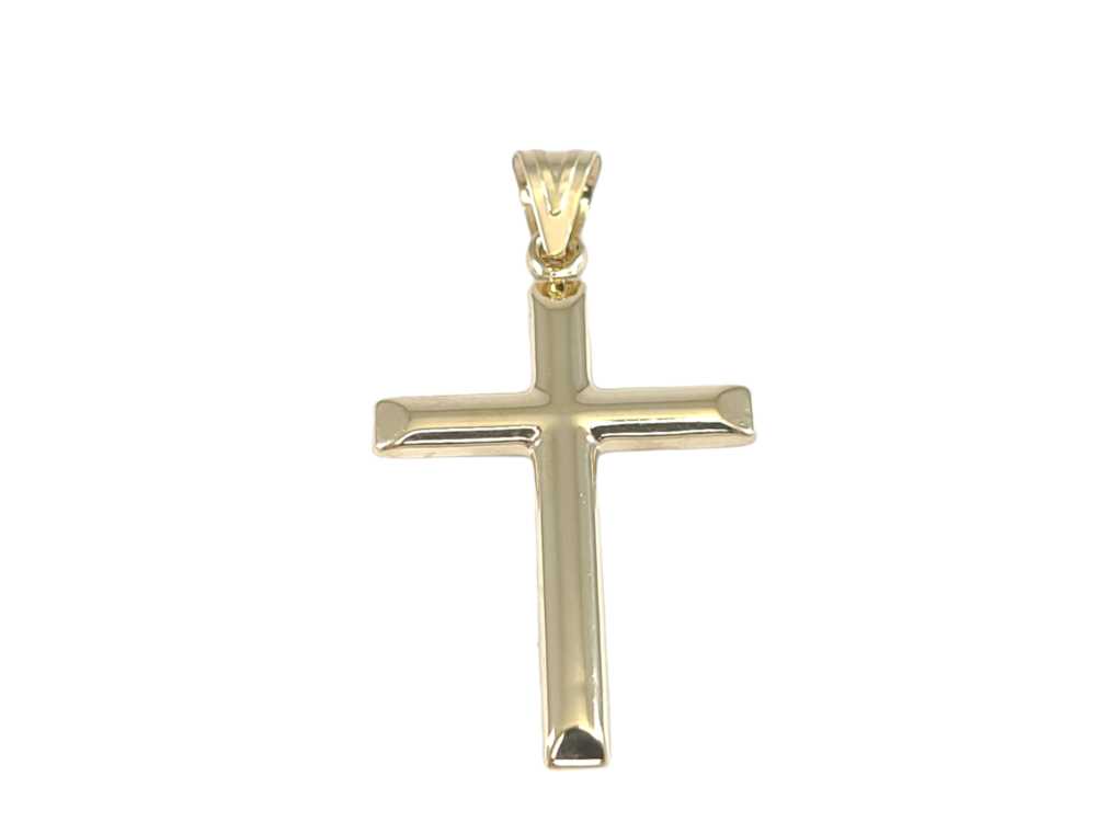 Pendentif croix, or jaune 10 carats - PSR-201-J - Exclusivités