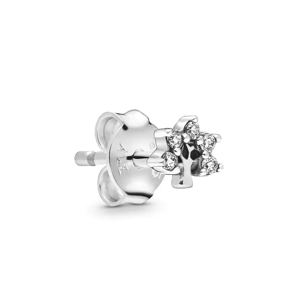 Bo fixe seule ma nature, argent, zircons - 298387CZ - Pandora