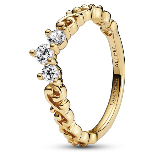 Bague tiare tourbillon royal, pandora shine, zircons