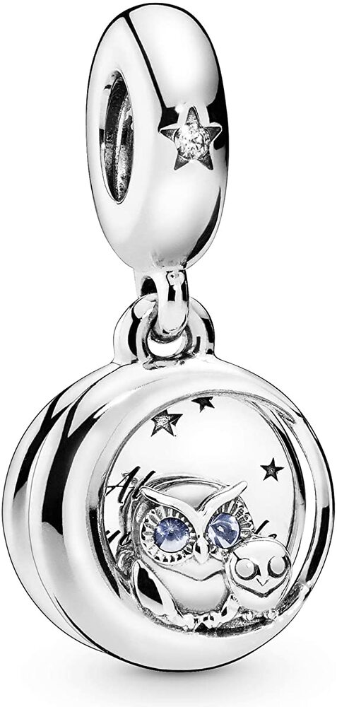 Bille chouette affectueuse, cristaux et cz incolores - 798398NBCB - Pandora