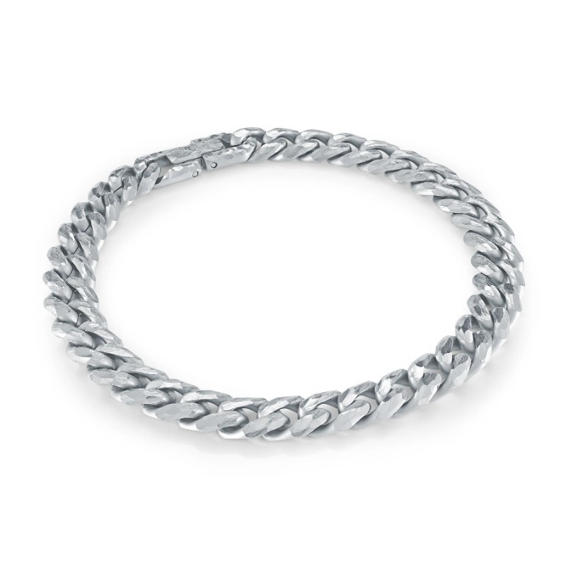 Bracelet gourmette, acier - SMB622-8 - Italgem Steel