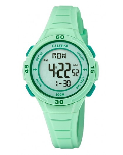 Montre silicone vert