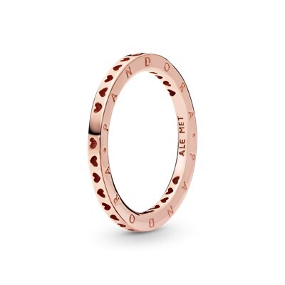 Bague coeurs signature pandora