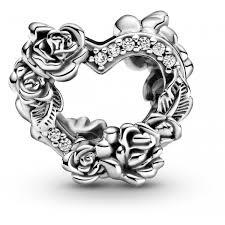 Bille coeur ouvert et roses, cz incolores - 799281C01 - Pandora