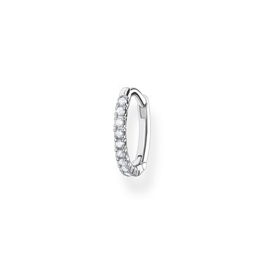 Silver hoop earring (singular) and zirconium - CR659-051-14 - Thomas Sabo