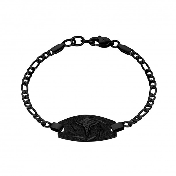 Bracelet médical acier noir - AS-B293 - Arz Steel