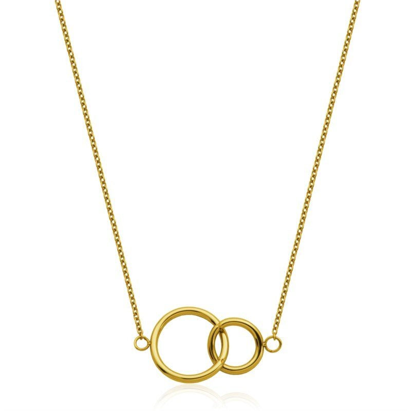 18+2 in golden steel chain necklace - T0XC660218 - Steelx