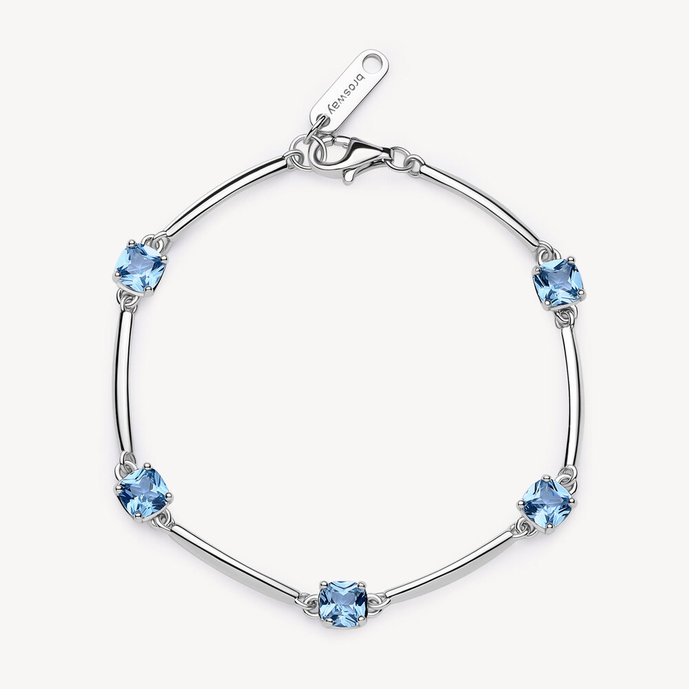 Bracelet argent, zircons bleus - FCL05 - Brosway Italia