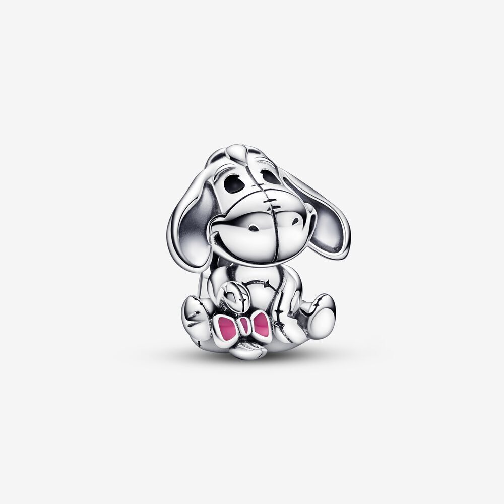 Bille disney bourriquet, argent, émail rose - 792209C01 - Pandora