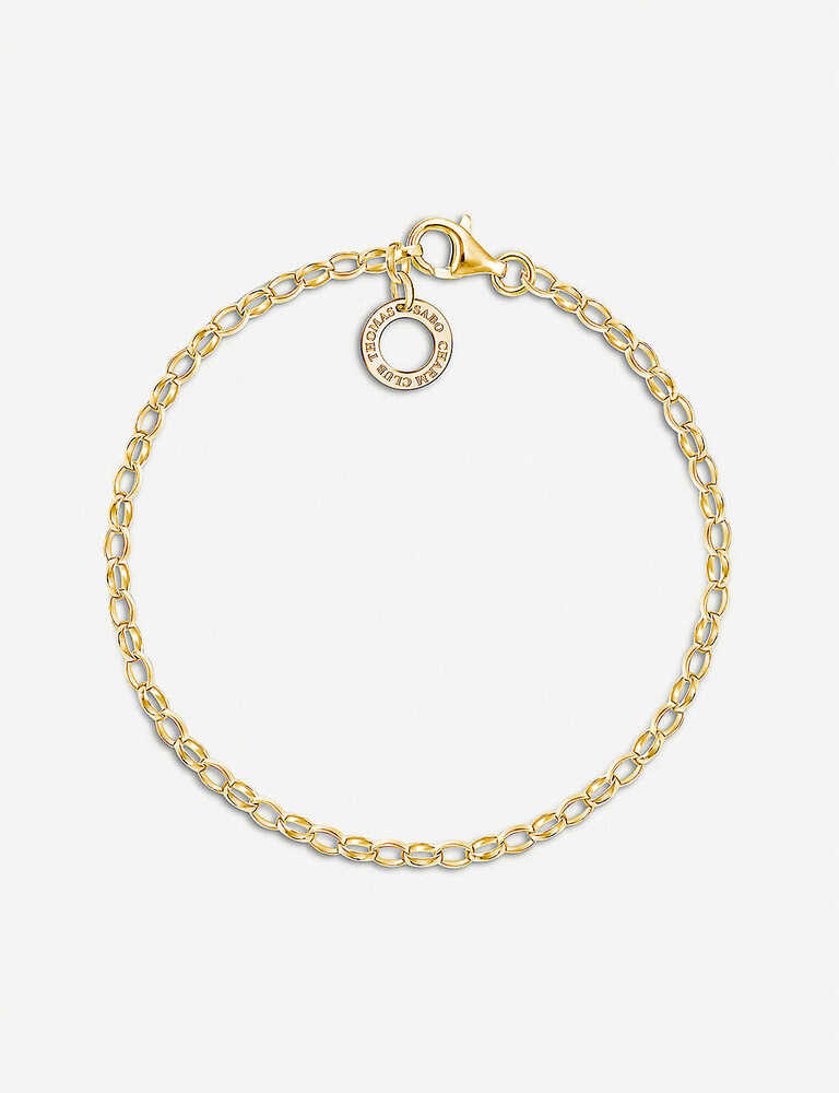 18.5 cm 18 kt yellow-plated gold brac