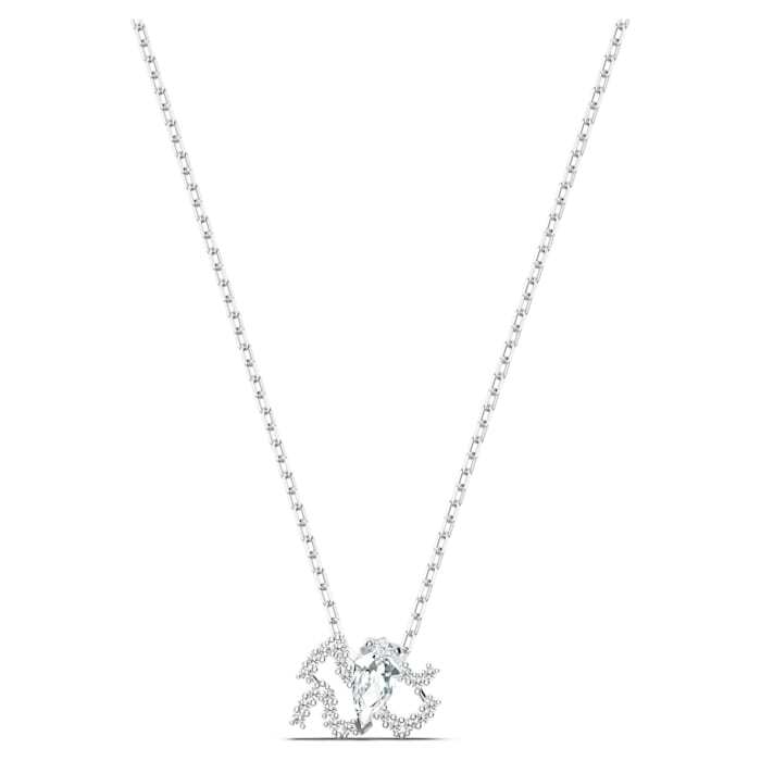  zodiac ii pendant, aquarius, white, mix metal finish - 5561421 - Swarovski