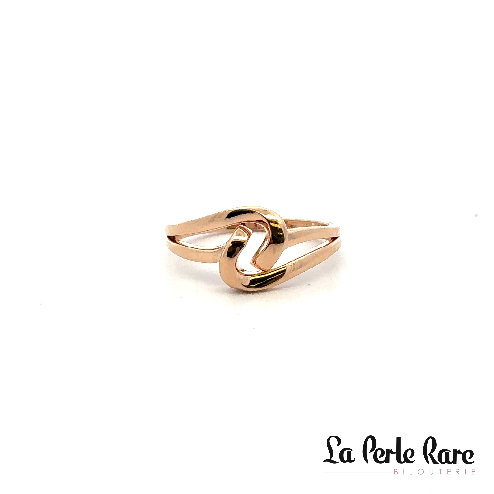 Bague or rose 10 carats - YZ-1074-R - Exclusivités