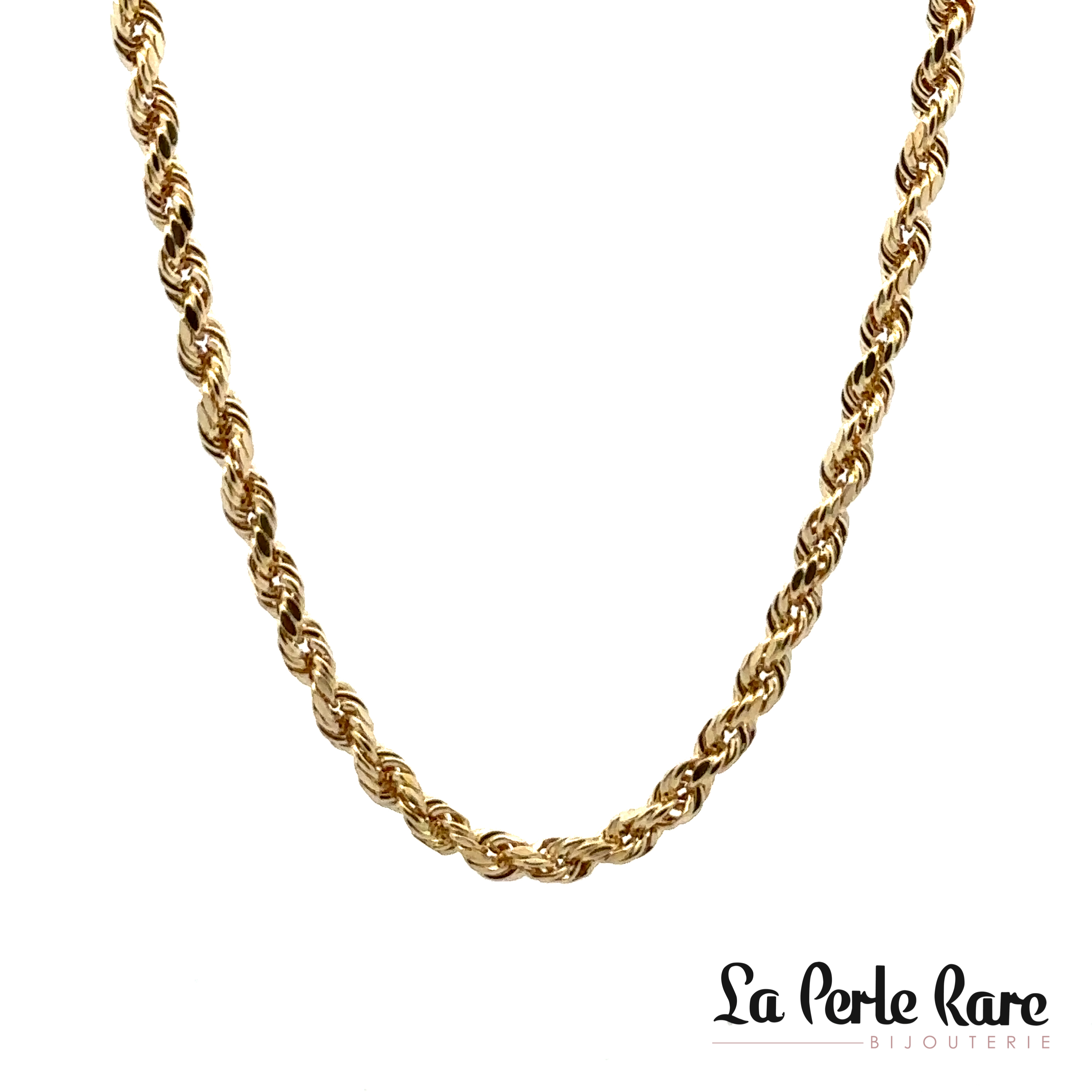 Rope chain, yellow gold - LPR-2340-24 - Exclusivity