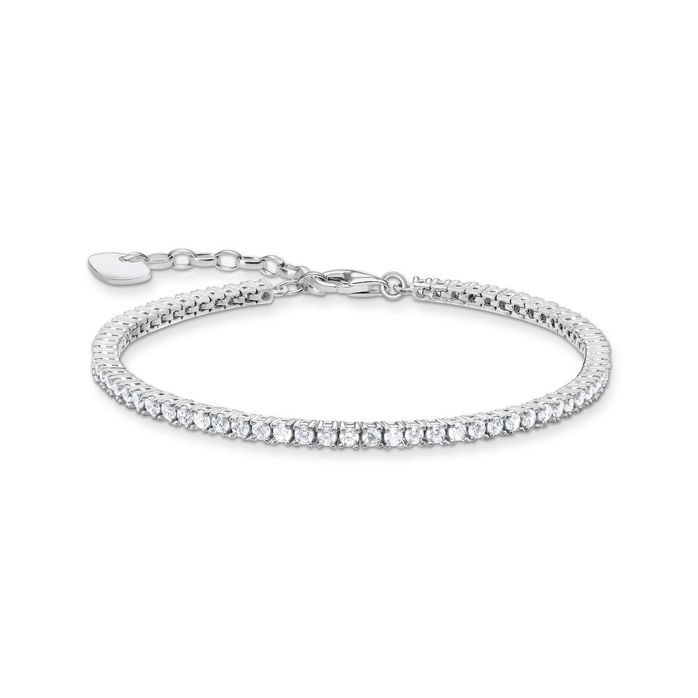 Bracelet tennis argent, zircons - A2021-051-14-L19V - Thomas Sabo