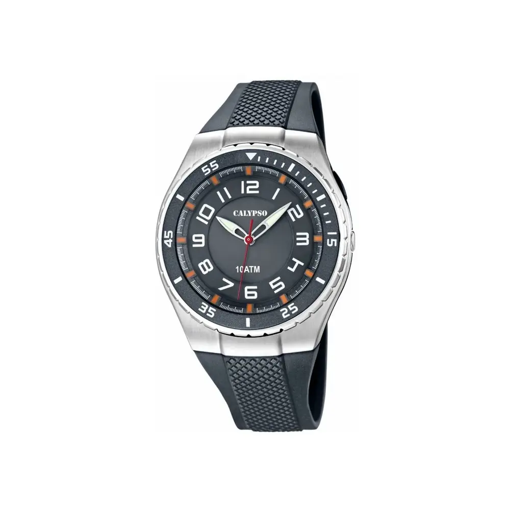 Montre silicone noir/gris - K6063-4 - Calypso Watches