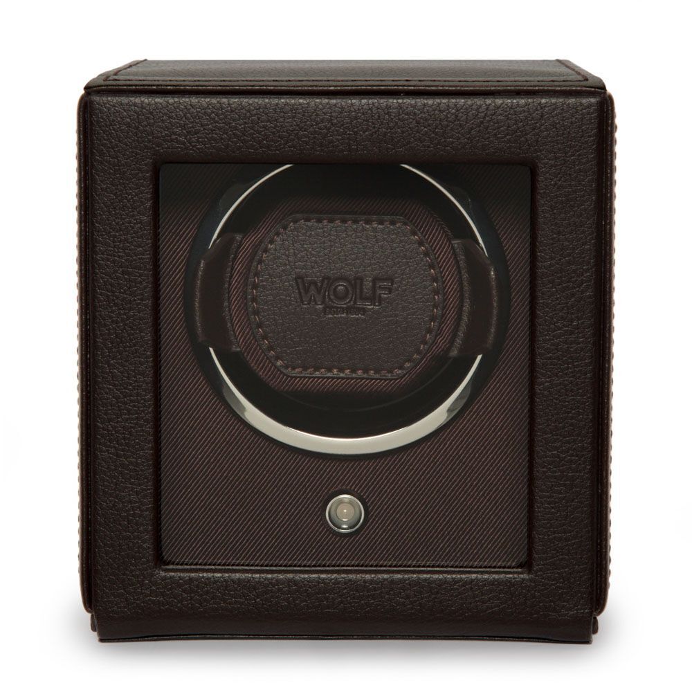 Cub Single Watch Winder With Cover - 461106 - WOLF