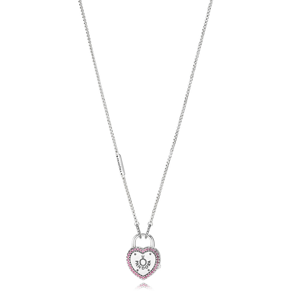 Une promesse bien gardée,cz rose fuchsia - 396583FPC-60 - Pandora