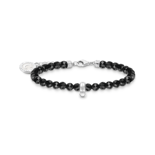 Bracelet argent, onyx - A2141-130-11-L19V - Thomas Sabo