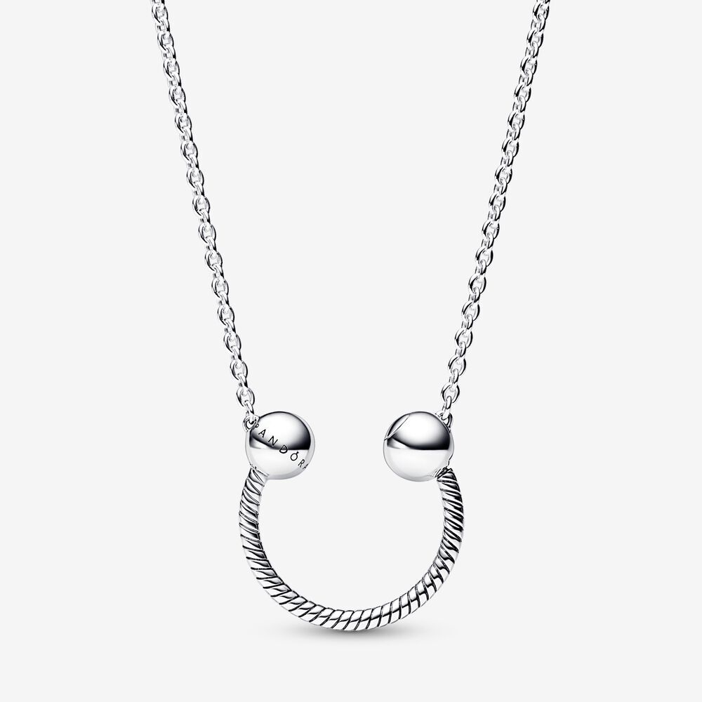 Horseshoe Necklace, Silver - 392747C00-45 - Pandora