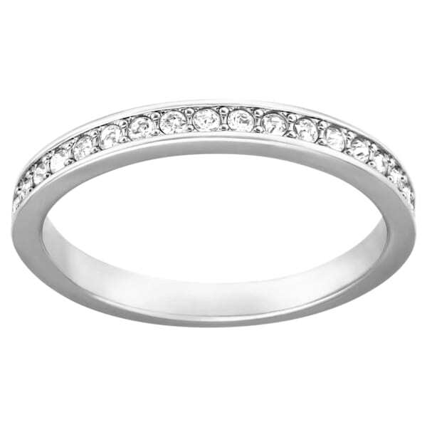 Bague métal rhodié, cristaux blancs - 1121067 - Swarovski