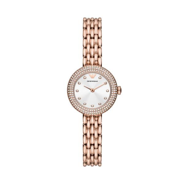 Montre acier rosé, zircons - AR11415 - Emporio Armani