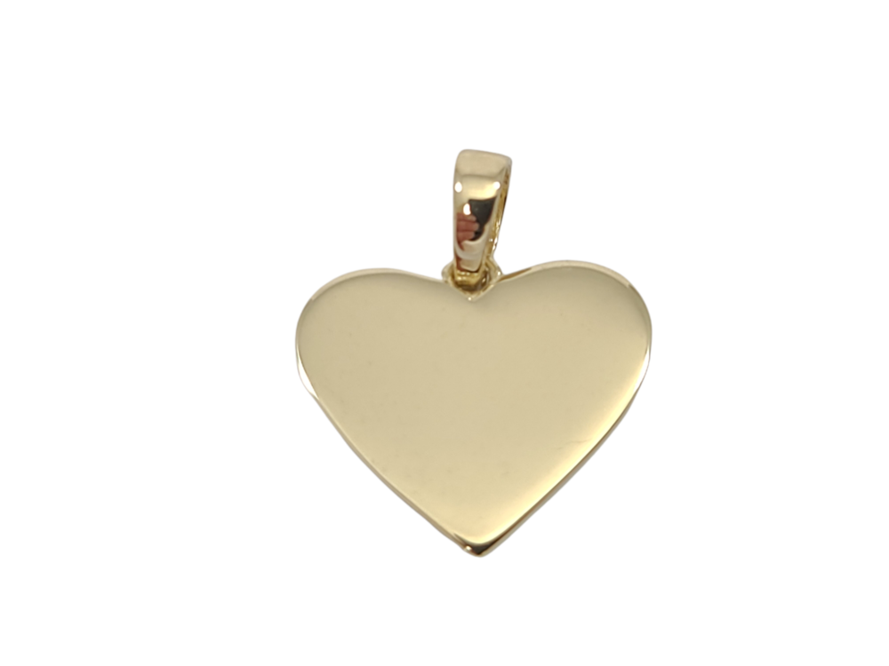 Pendentif coeur, or jaune - POZ-1344-J - Exclusivités