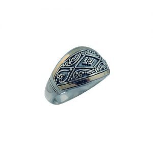 Bague bali .925 et or 18 kt gr: 6.5