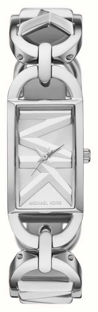 Montre pour femme rectangulaire argenté acier inoxydable - MK7407 - Michael Kors