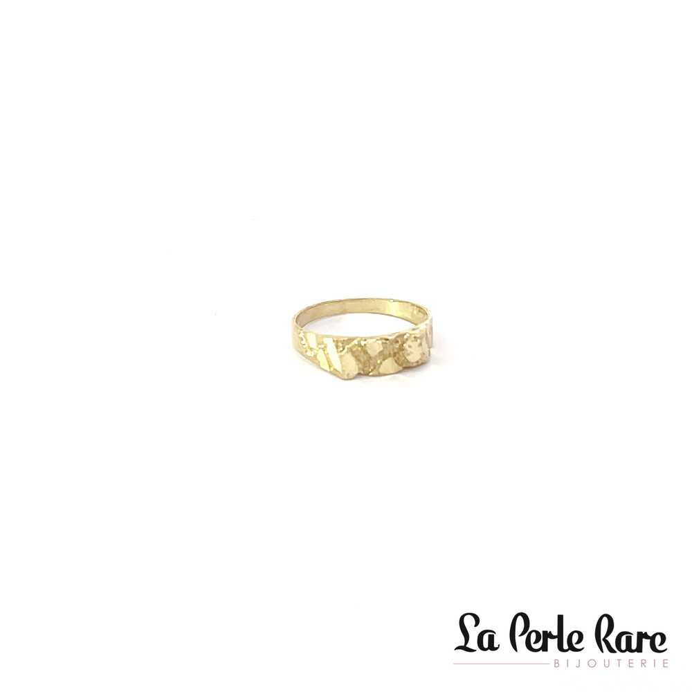 Bague texturée, or jaune 10 carats - LPR-1850 - Exclusivités