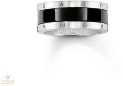 Jonc argent, céramique noire - TR19944541152 - Thomas Sabo